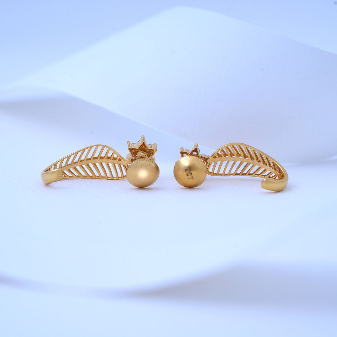 9K Gold Stud Earrings Caia