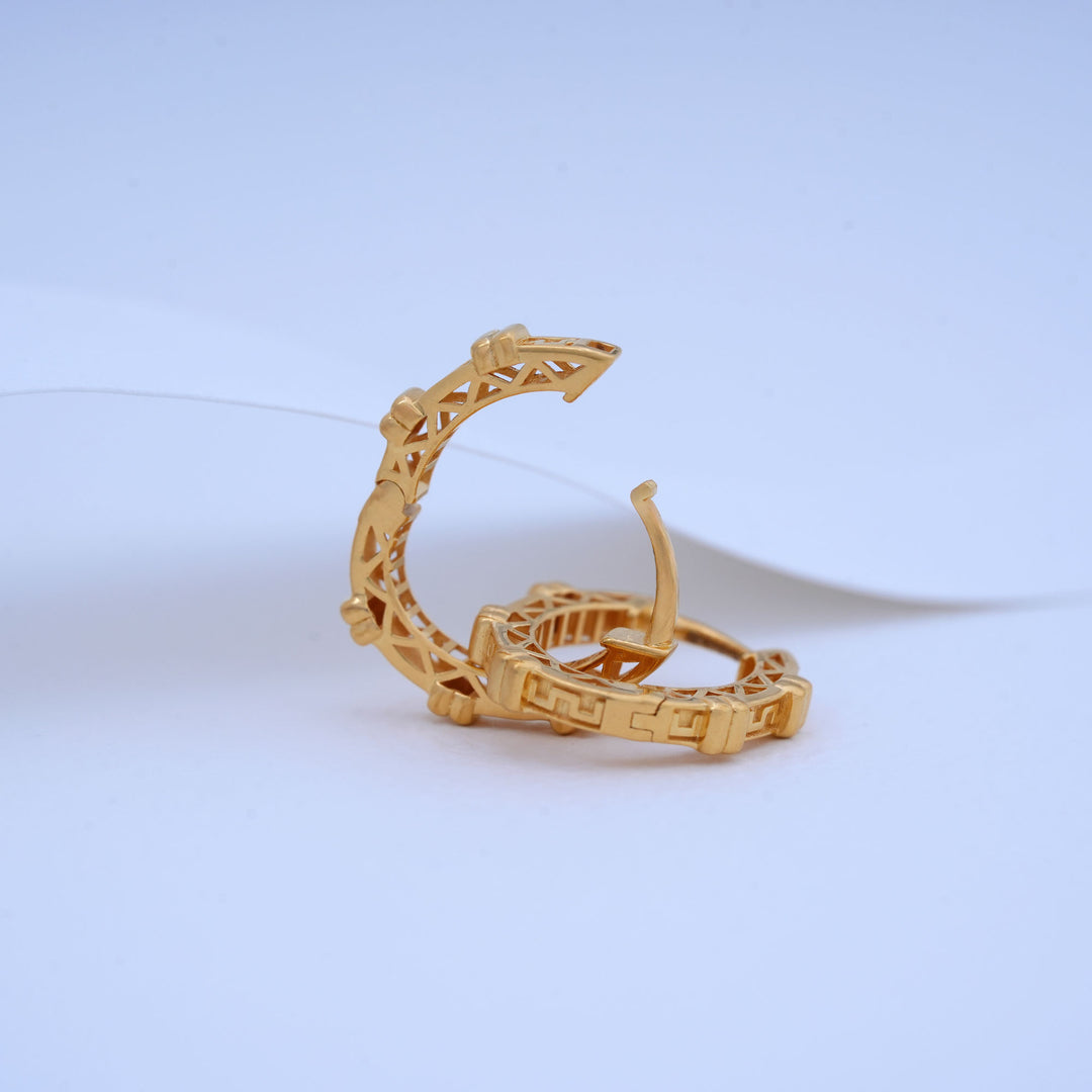 9K Gold Stud Earrings Caia