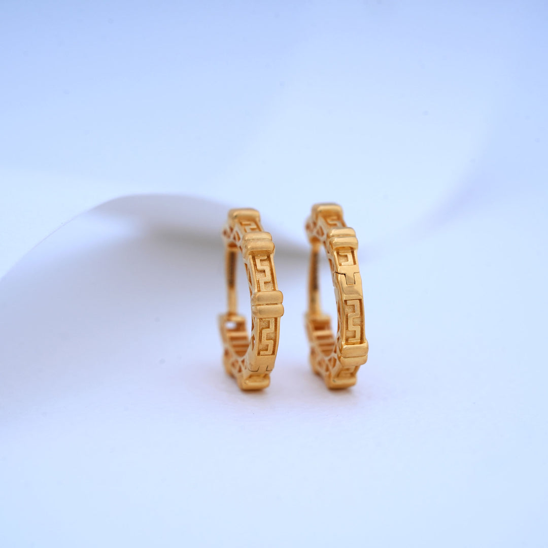 9K Gold Stud Earrings Caia