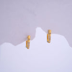 Load image into Gallery viewer, 9K Gold Hoop Earrings with Detachable Hangings Caia
