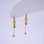 Load image into Gallery viewer, 9K Gold Hoop Earrings with Detachable Hangings Caia
