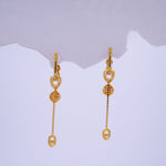 Load image into Gallery viewer, 9K Gold Hoop Earrings with Detachable Hangings Caia
