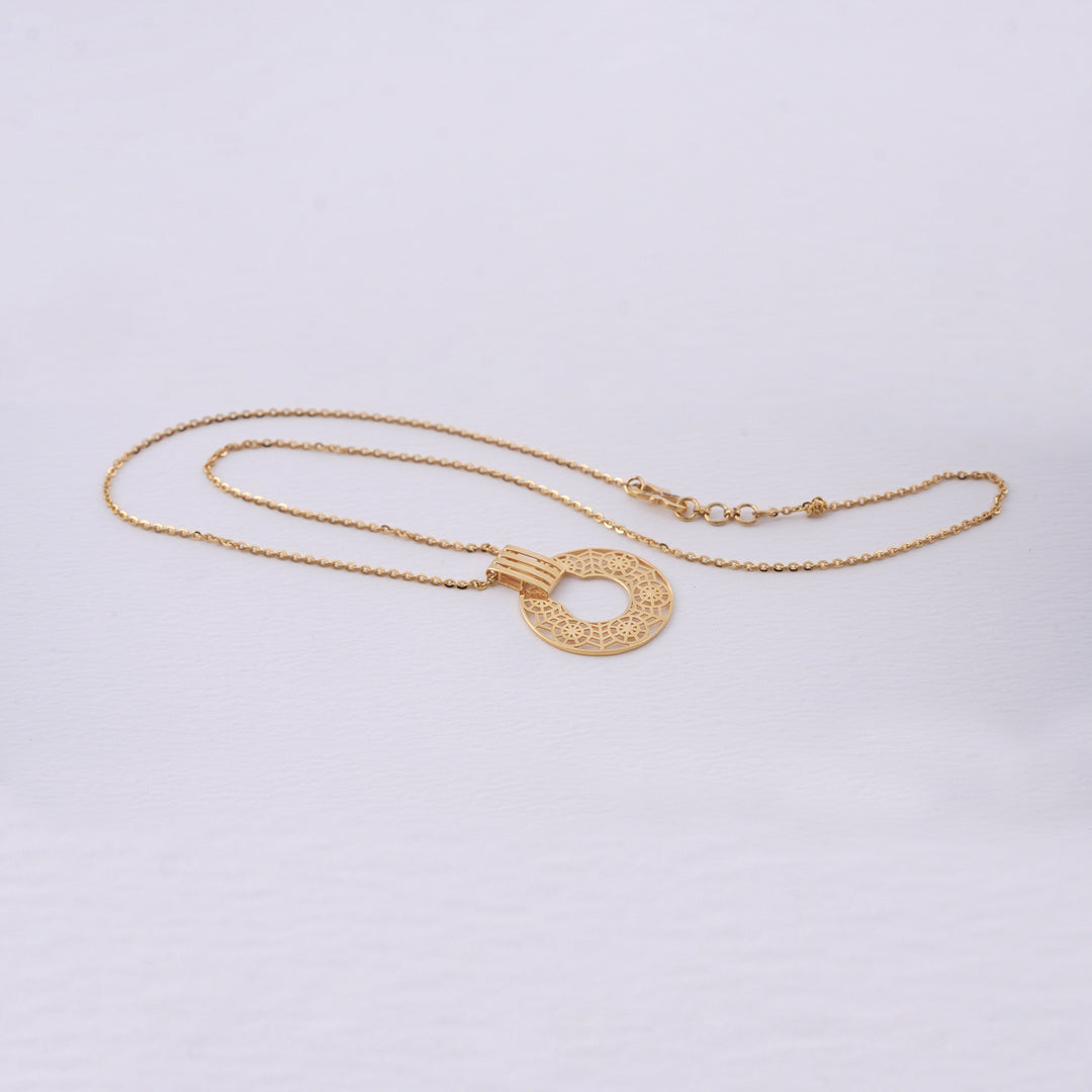 9K Gold Pendant Necklace