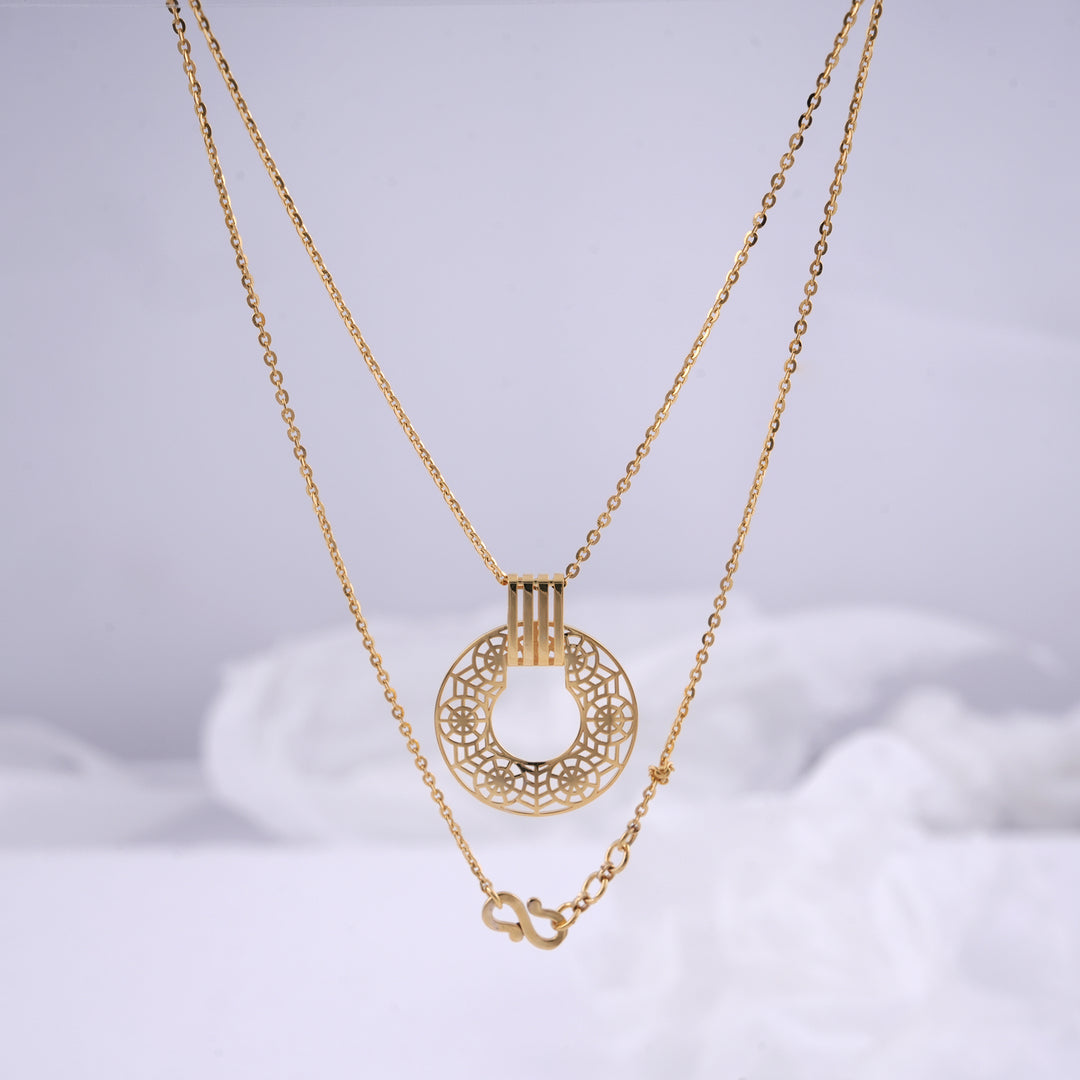 9K Gold Pendant Necklace