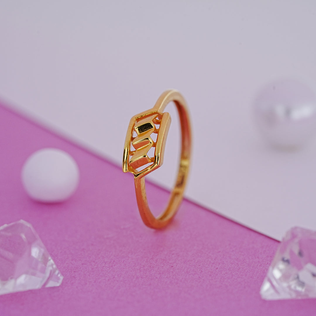 9K Gold Ring for Office Wear