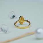 Load image into Gallery viewer, 9K Gold Eye Shaped Ring for Office Wear
