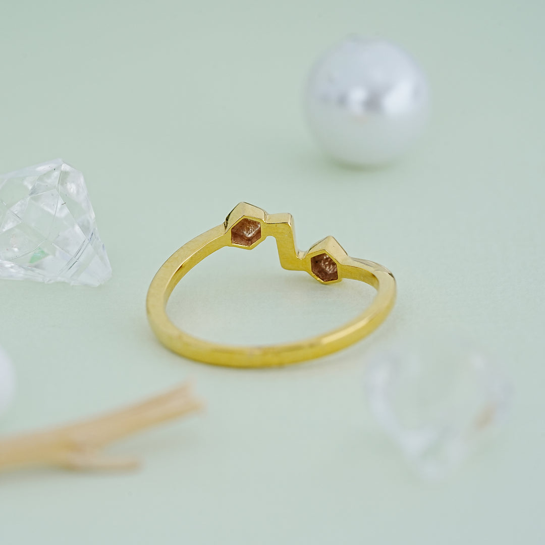 9K Gold Ring for Office Wear