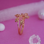 Load image into Gallery viewer, 9K Rose Gold Floral Ring
