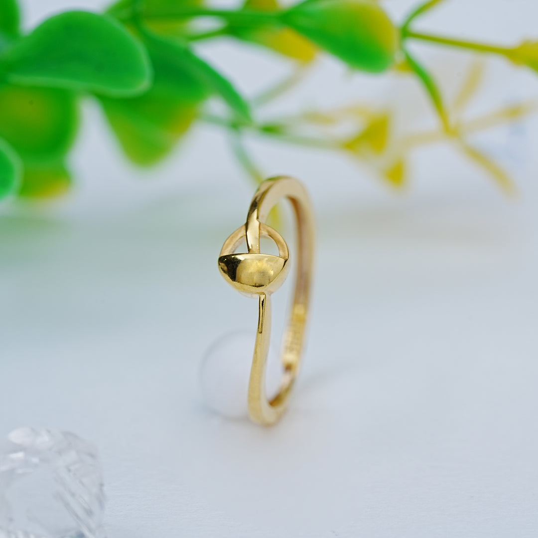 9K Gold Ring for Office Wear