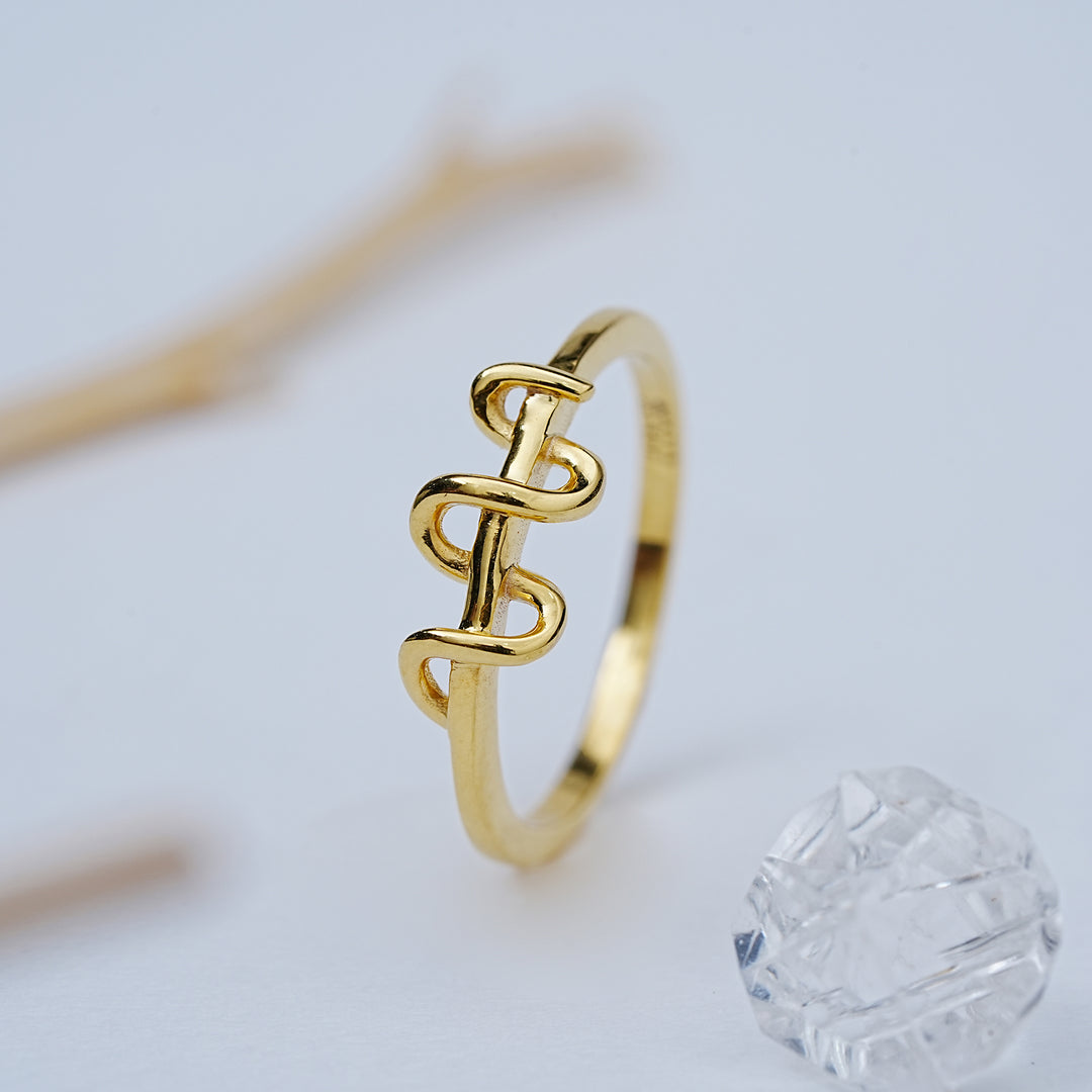 9K Gold Ring for Office Wear