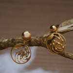 Load image into Gallery viewer, 9K Gold Drop Earrings
