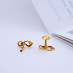 Load image into Gallery viewer, 9K Gold Drop Earrings
