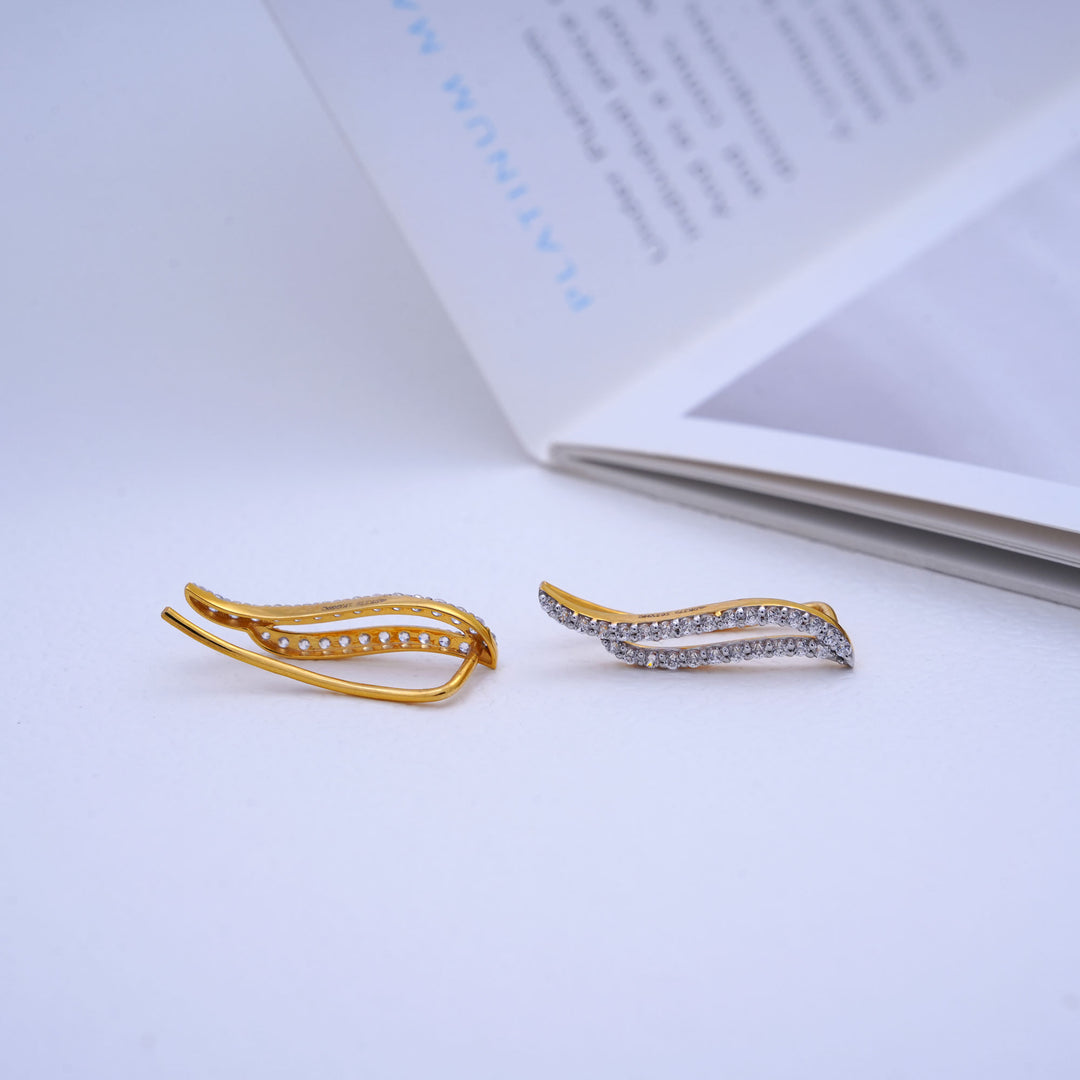 9K Gold Drop Earrings