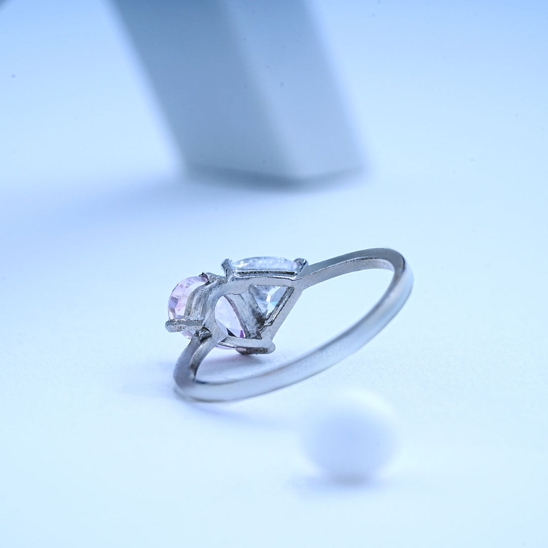 925 Silver Ring with Swarovski Stone