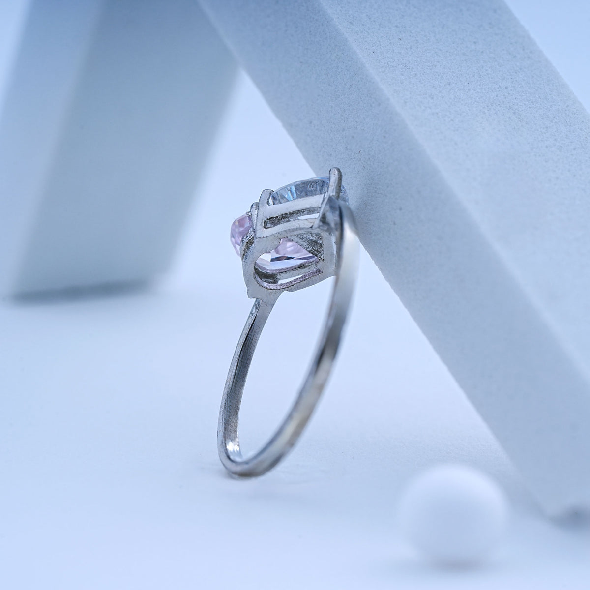 925 silver ring with swarovski stone