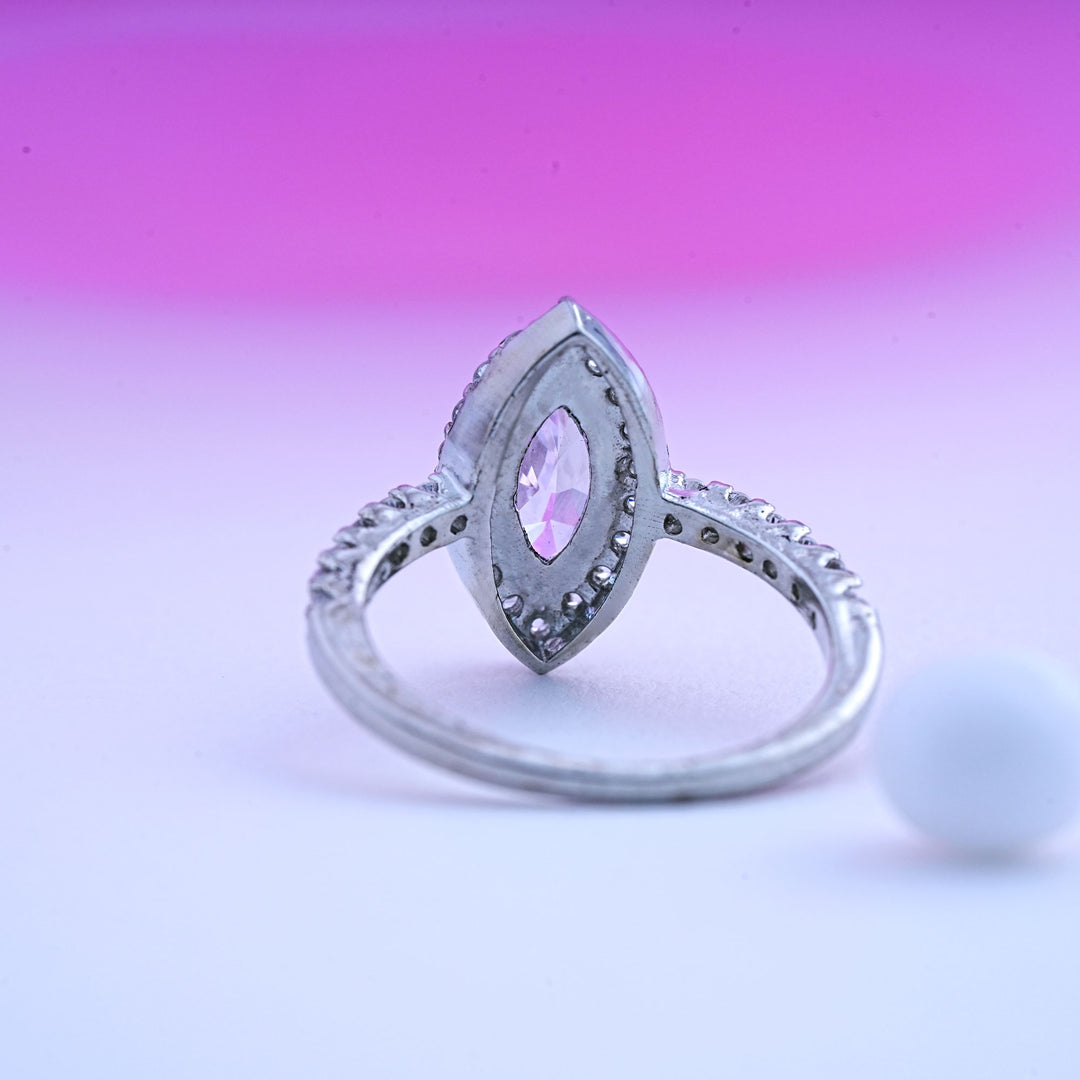925 Silver Ring with Swarovski Stone