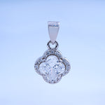 Load image into Gallery viewer, 925 Silver Pendant with matching pair of stud
