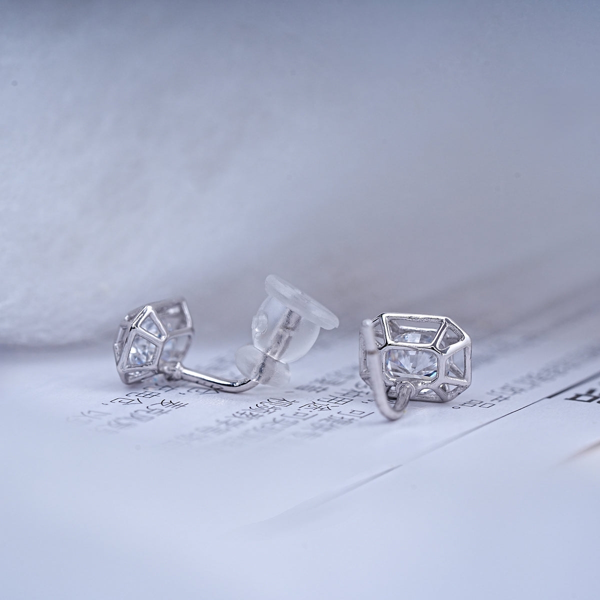 925 silver stud earrings