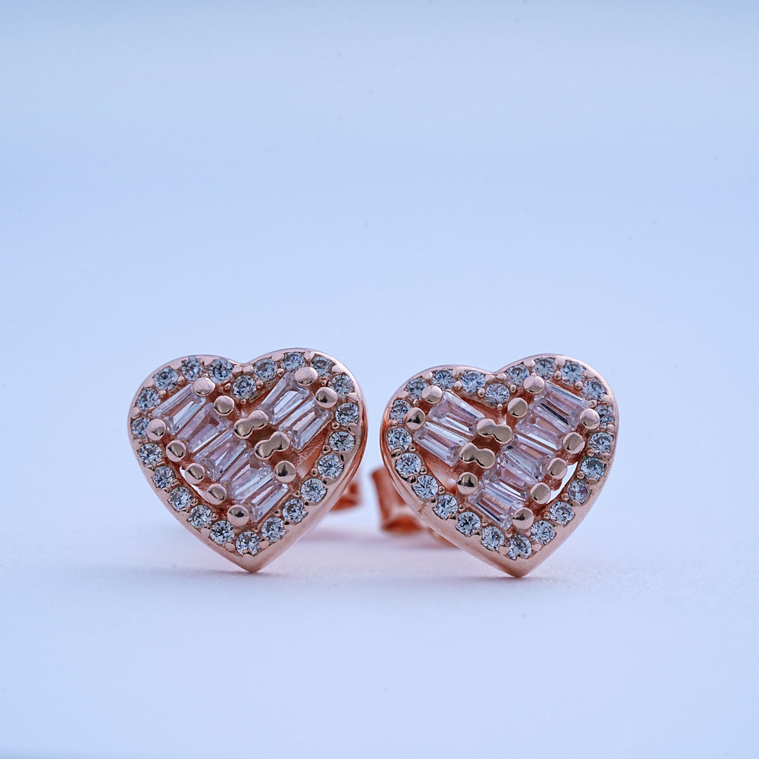 925 Silver Pendant with matching pair of stud