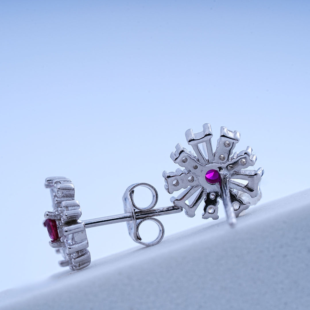 925 Silver Pendant with matching pair of stud