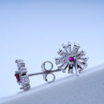 Load image into Gallery viewer, 925 Silver Pendant with matching pair of stud

