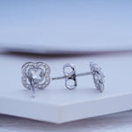 Load image into Gallery viewer, 925 Silver Pendant with matching pair of stud
